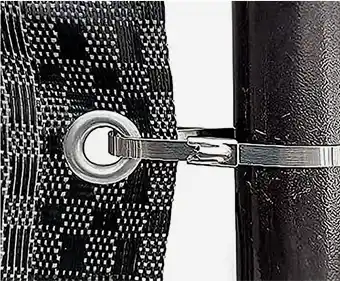 Safety Fence Post Securing