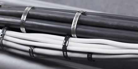 Stainless Steel Cable Ties for Industrial Machine Wiring