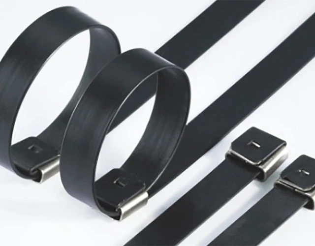 Stainless Steel PVC Coated Cable Ties-O Lock Type