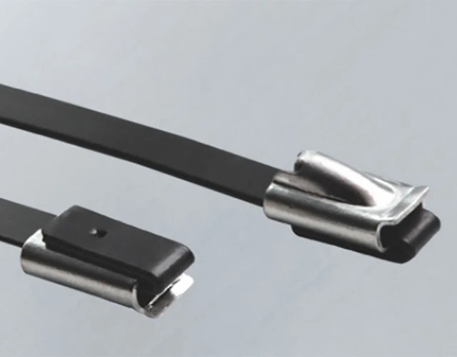 Stainless Steel PVC Coated Cable Tles-Ball Lock Type
