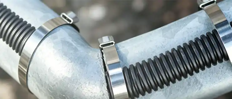 Outdoor Pipe Installation Cable Ties