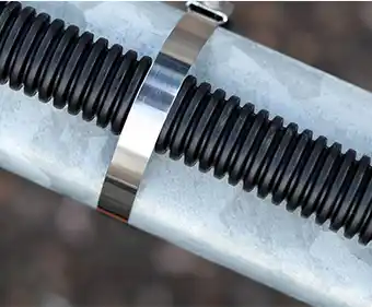 Outdoor Pipe Fastening
